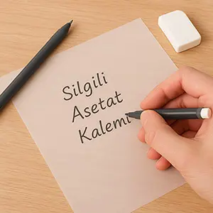 Silgili Asetat Kalemleri Nedir? Nerelerde Kullanılır ve Neden Tercih Edilmelidir?