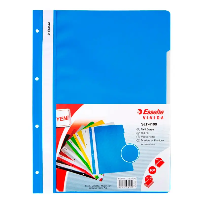 Esselte Telli Dosya Açık Mavi x 50 Li Paket