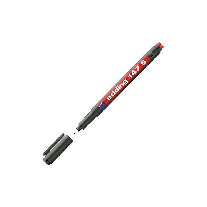 Edding 147S Asetat Kalemi Silgili Kırmızı 10 Lu Kutu